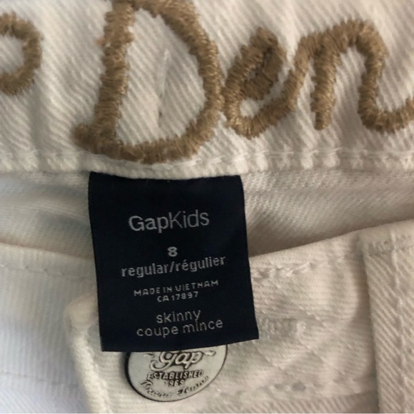Gap white Jeans with detailing - Picture 4 of 4